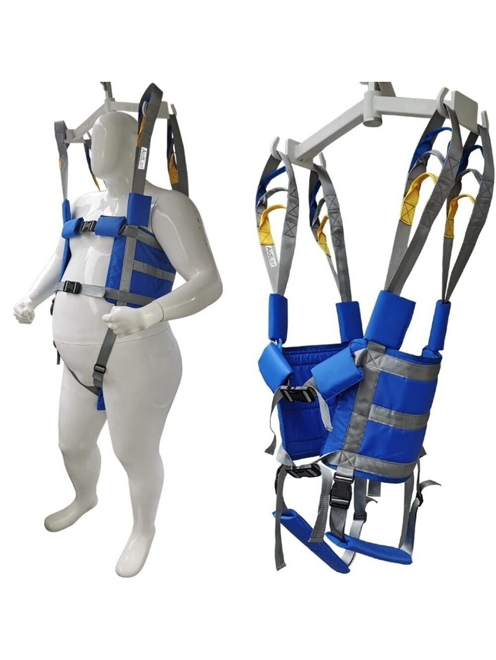 Patient Lift Aid Walking Sling Gait Belt Harness Transfer Sit Stand Assist NEW